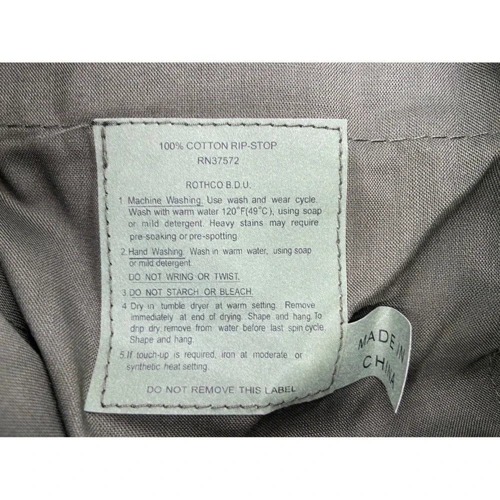 Rothco Camo Pants Mens Small Regular Cargo Woodland 5947 Tactical Military BDU